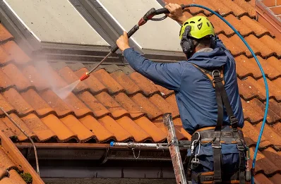 Démoussage et hydrofuge de toiture à Colombiès
